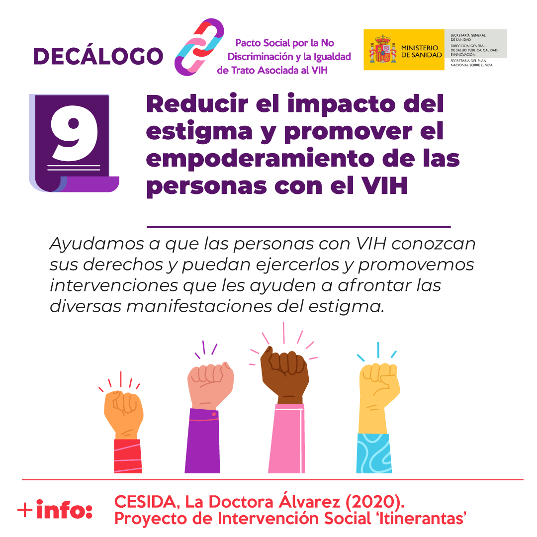 decalogo_09 Decálogo del Pacto Social por la No Discriminación y la Igualdad de Trato Asociada al VIH