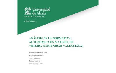 Análisis de la normativa autonómica en materia de VIH/Sida (Comunidad Valenciana)